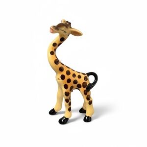 Vintage Norcrest Giraffe Shaker Bone China Figurine 4.5" Kitsch Novelty